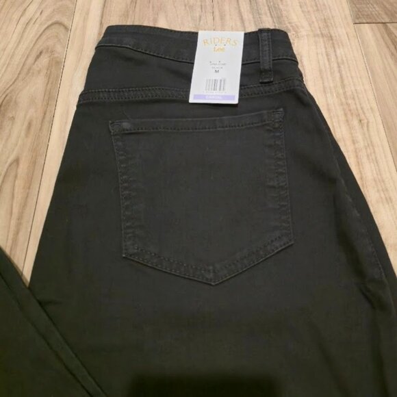 New Riders by Lee Black M Pull-On Slim Fit Style 1PMUCW0 Womens Jeggings - Picture 9 of 13